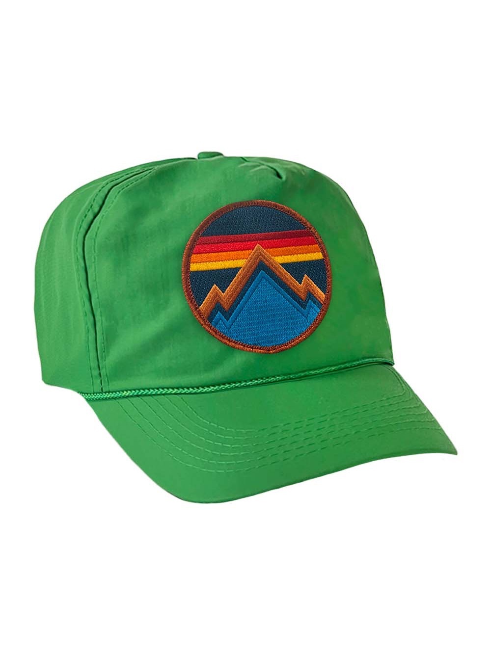Aviator Nation ALL SEASONS - VINTAGE NYLON TRUCKER HAT, kelly green, snapback